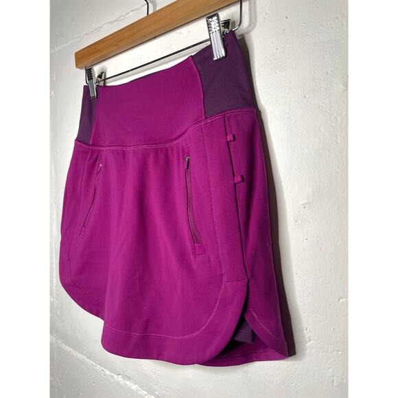 Athleta Fairway Golf Skort 16" Purple Plum Womens Athletic Skirt Size XXS - Picture 2 of 6